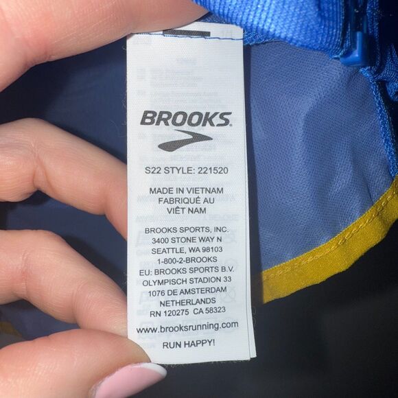 Brooks All Altitude Jacket - Bluetiful/Golden Hour XL - Picture 11 of 13